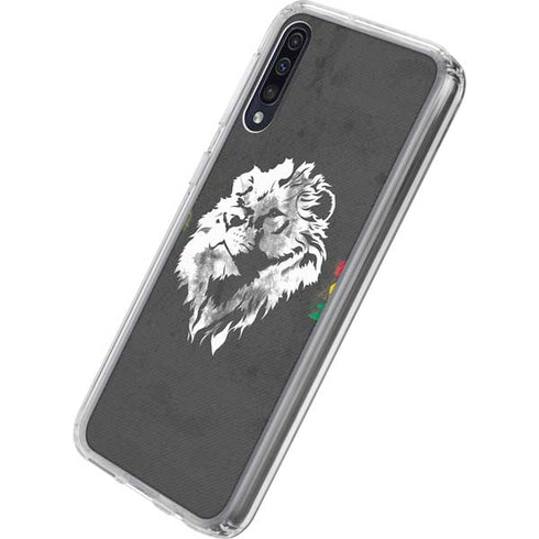 Horizontal Banner - Lion of Judah Galaxy A50 Clear Case