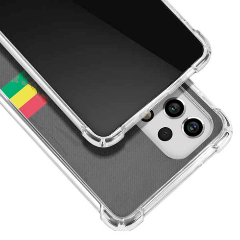 Horizontal Banner - Lion of Judah Galaxy A53 5G Clear Case