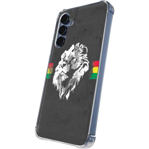 Horizontal Banner - Lion of Judah Galaxy A55 5G Clear Case