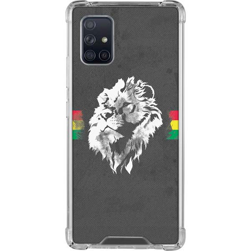 Horizontal Banner - Lion of Judah Galaxy A71 5G Clear Case