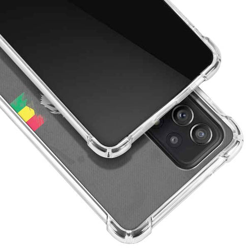 Horizontal Banner - Lion of Judah Galaxy A72 5G Clear Case