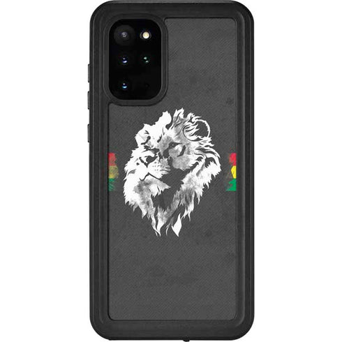 Horizontal Banner - Lion of Judah Galaxy S20 Plus Waterproof Case