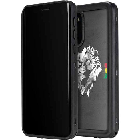 Horizontal Banner - Lion of Judah Galaxy S20 Plus Waterproof Case