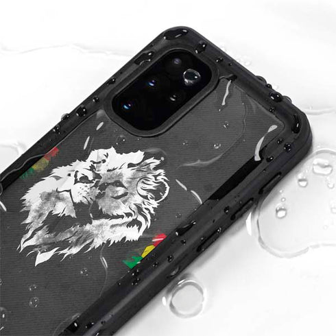 Horizontal Banner - Lion of Judah Galaxy S20 Plus Waterproof Case