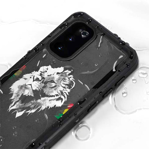 Horizontal Banner - Lion of Judah Galaxy S20 Waterproof Case