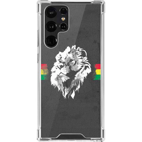 Horizontal Banner - Lion of Judah Galaxy S22 Ultra Clear Case