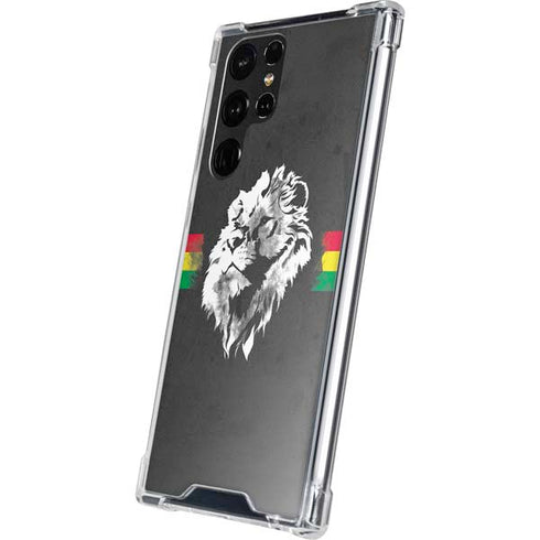 Horizontal Banner - Lion of Judah Galaxy S22 Ultra Clear Case