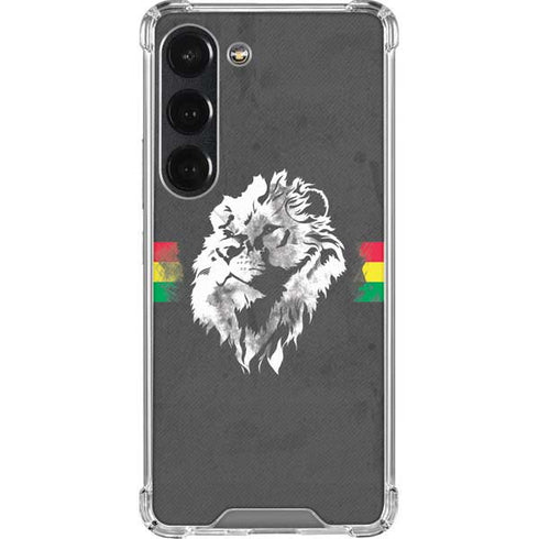 Horizontal Banner - Lion of Judah Galaxy S23 Clear Case