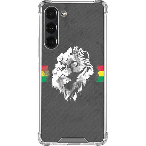 Horizontal Banner - Lion of Judah Galaxy S23 Plus Clear Case