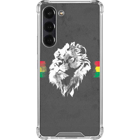Horizontal Banner - Lion of Judah Galaxy S24 FE Clear Case
