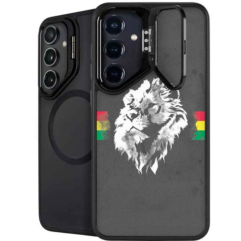 Horizontal Banner - Lion of Judah Galaxy S25 Kickstand Case