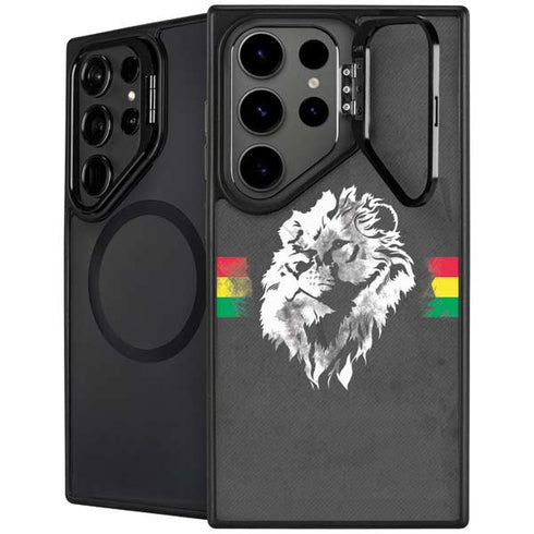 Horizontal Banner - Lion of Judah Galaxy S25 Ultra Kickstand Case