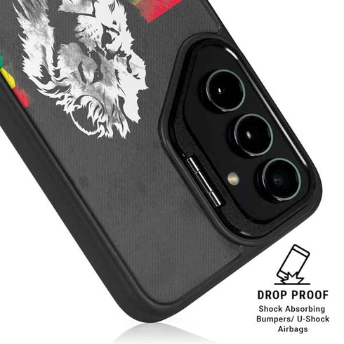 Horizontal Banner - Lion of Judah Galaxy S24 Ultra Kickstand Case