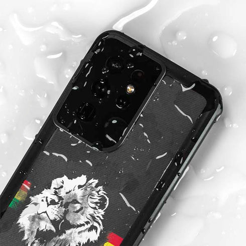Horizontal Banner - Lion of Judah Galaxy S24 Ultra Waterproof Case