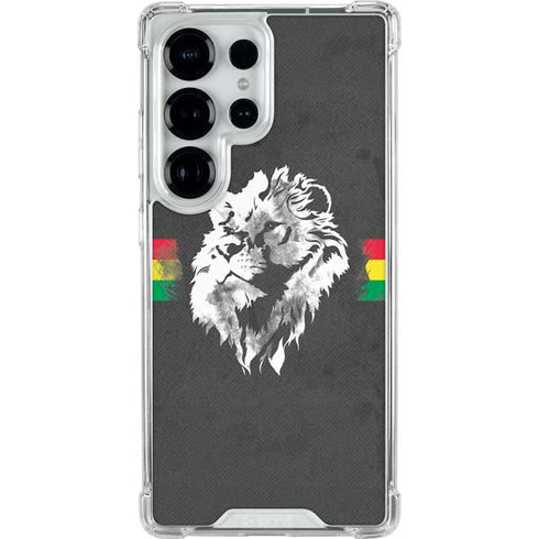 Horizontal Banner - Lion of Judah Galaxy S25 Ultra Clear Case