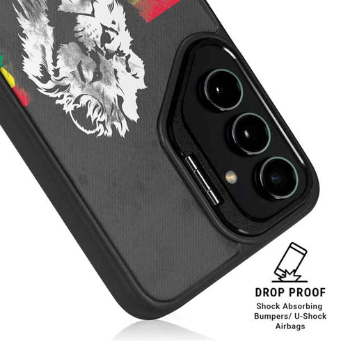 Horizontal Banner - Lion of Judah Galaxy S26 Kickstand Case