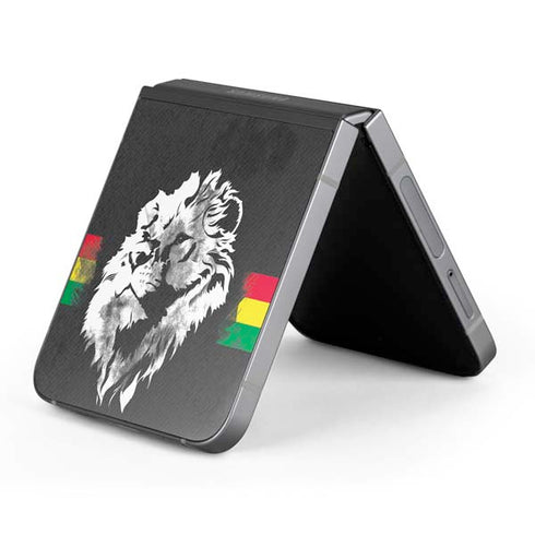 Horizontal Banner - Lion of Judah Galaxy Z Flip6 Skin