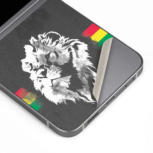 Horizontal Banner - Lion of Judah Galaxy Z Flip6 Skin