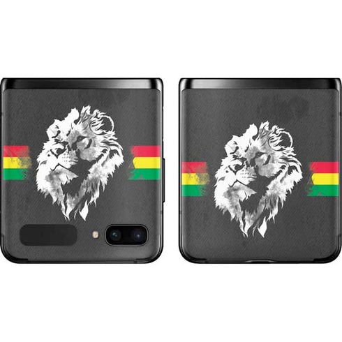 Horizontal Banner - Lion of Judah Galaxy Z Flip Skin