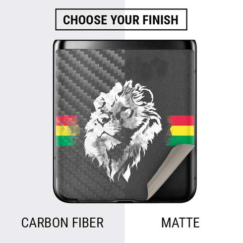 Horizontal Banner - Lion of Judah Galaxy Z Flip Skin
