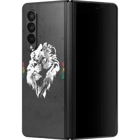 Horizontal Banner - Lion of Judah Galaxy Z Fold3 5G Skin
