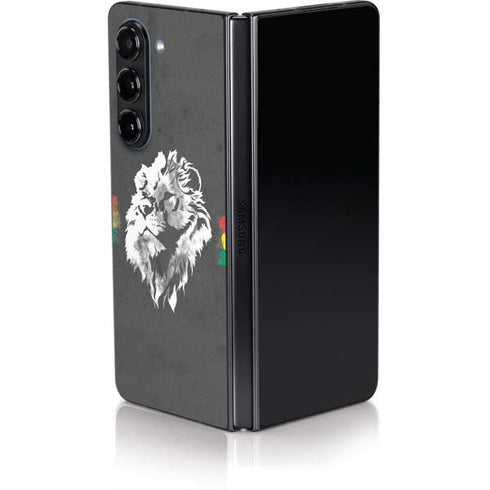 Horizontal Banner - Lion of Judah Galaxy Z Fold5 5G Skin