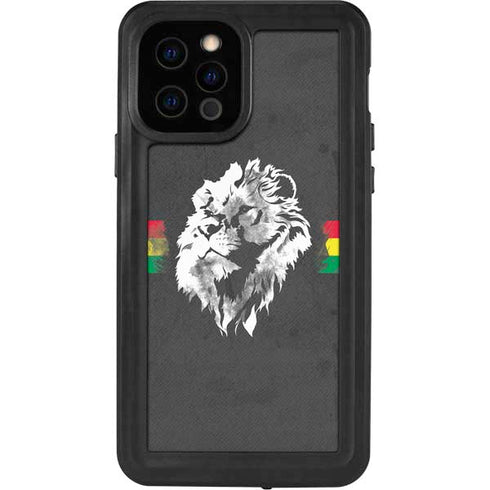Horizontal Banner - Lion of Judah iPhone 12 Pro Waterproof Case