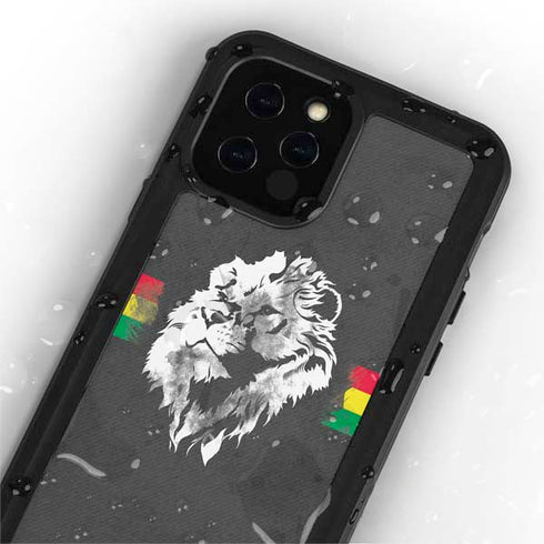 Horizontal Banner - Lion of Judah iPhone 12 Pro Waterproof Case