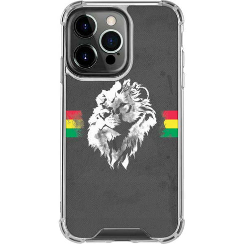 Horizontal Banner - Lion of Judah iPhone 13 Pro Clear Case
