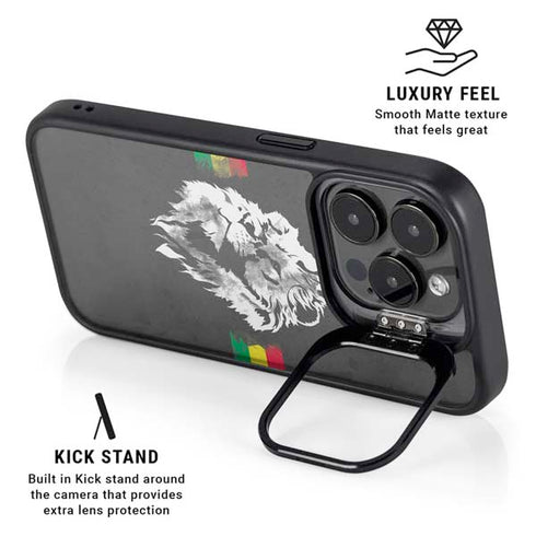 Horizontal Banner - Lion of Judah iPhone 13 Pro Max Kickstand Case