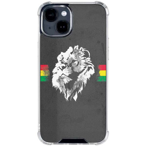 Horizontal Banner -  Lion of Judah iPhone 14 Clear Case