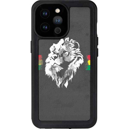 Horizontal Banner - Lion of Judah iPhone 14 Pro Max Waterproof Case