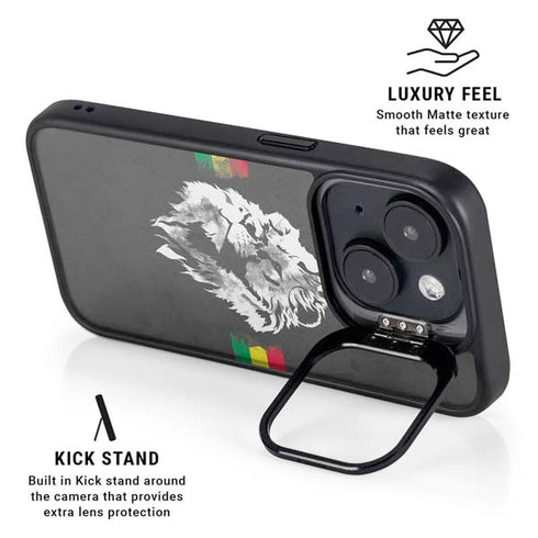 Horizontal Banner - Lion of Judah iPhone 15 Kickstand Case