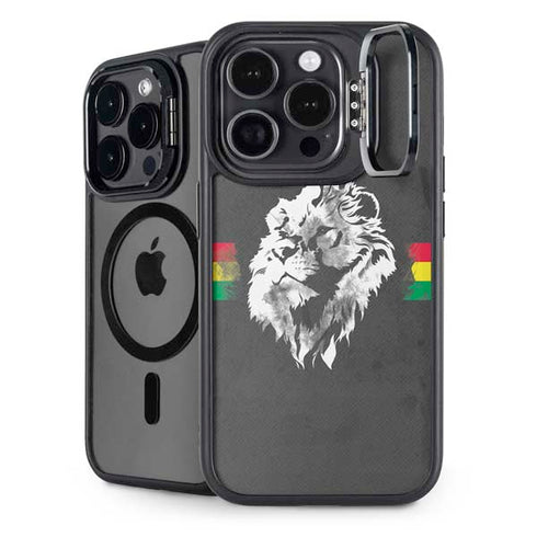 Horizontal Banner -  Lion of Judah iPhone 15 Pro Kickstand Case