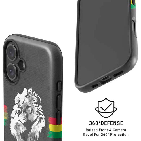 Horizontal Banner -  Lion of Judah iPhone 16 Magsafe Impact Case