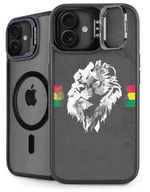 Horizontal Banner - Lion of Judah iPhone 16 Plus Kickstand Case