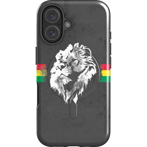Horizontal Banner - Lion of Judah iPhone 16 Plus Magsafe Impact Case