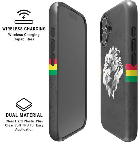 Horizontal Banner - Lion of Judah iPhone 16 Plus Magsafe Impact Case