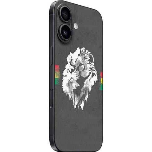 Horizontal Banner - Lion of Judah iPhone 16 Plus Skin