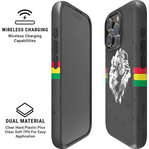 Horizontal Banner - Lion of Judah iPhone 16 Pro Magsafe Impact Case