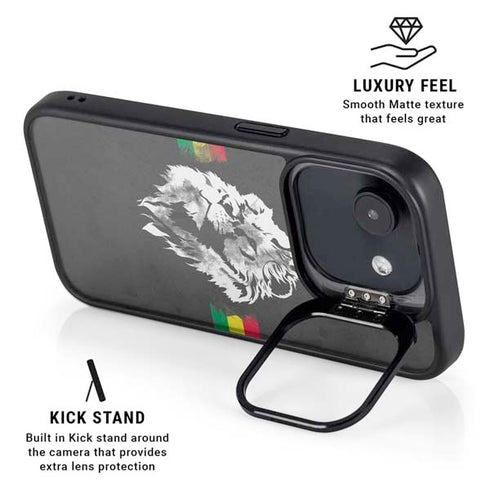Horizontal Banner - Lion of Judah iPhone 16e Kickstand Case