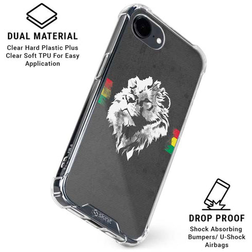Horizontal Banner - Lion of Judah iPhone 16e Clear Case