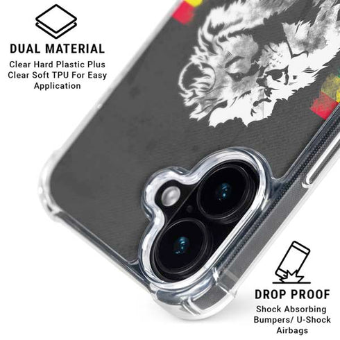 Horizontal Banner - Lion of Judah iPhone 17 Clear Case