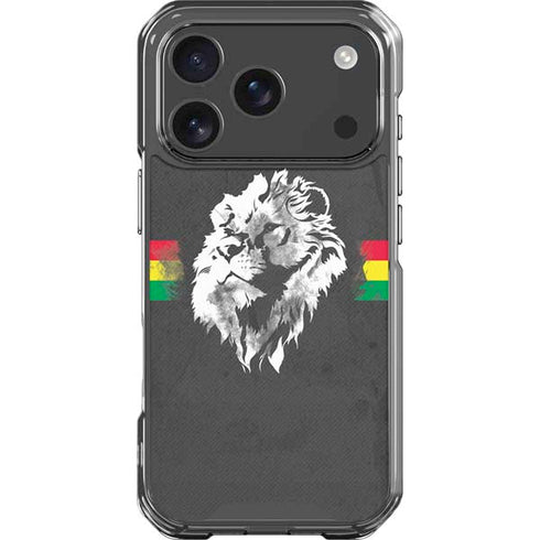 Horizontal Banner - Lion of Judah iPhone 18 Pro Clear Case