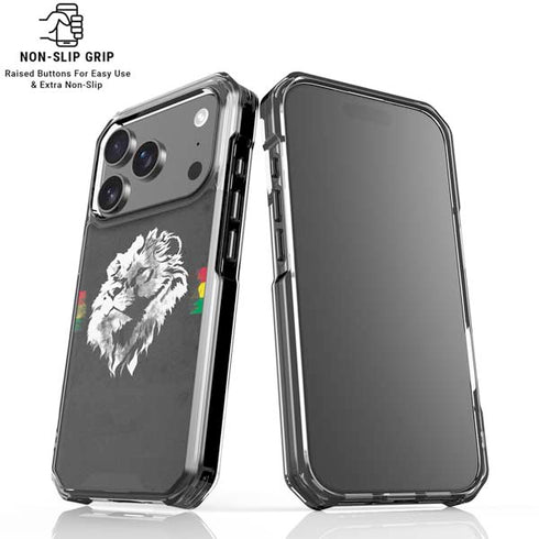Horizontal Banner - Lion of Judah iPhone 18 Pro Clear Case