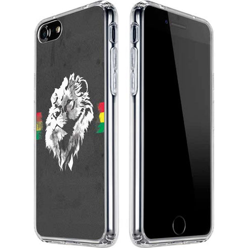 Horizontal Banner - Lion of Judah iPhone SE (2nd & 3rd Gen) Clear Case