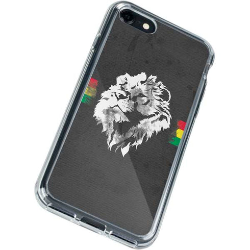 Horizontal Banner - Lion of Judah iPhone SE (2nd & 3rd Gen) Clear Case