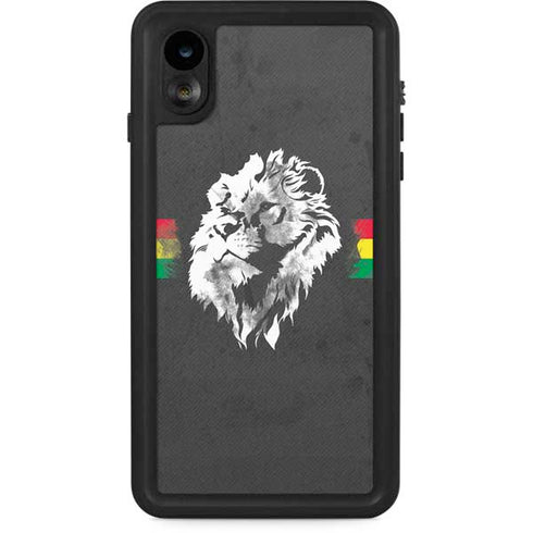 Horizontal Banner - Lion of Judah iPhone XR Waterproof Case