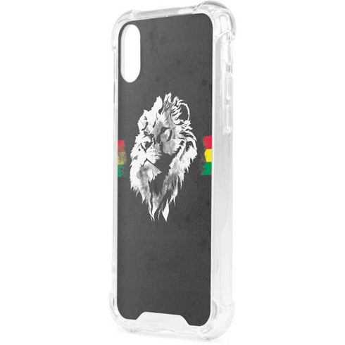 Horizontal Banner - Lion of Judah iPhone XS Clear Case