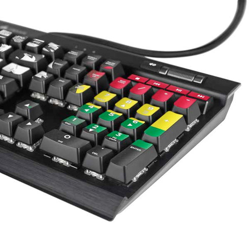 Horizontal Banner - Lion of Judah K95 RGB PLATINUM Mechanical Gaming Keyboard Skin